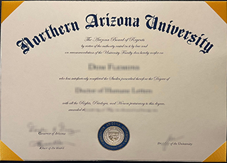 Northern Arizona University diploma