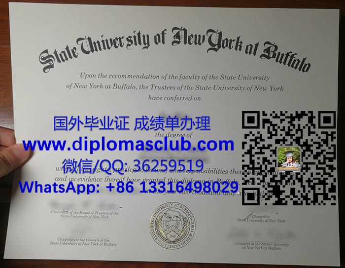 State University Of New York At Buffalo Diploma 