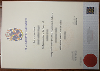 University of Buckingham diploma