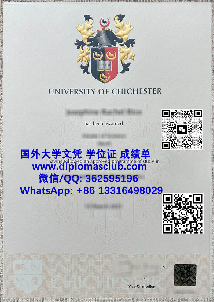 University of Chichester degree