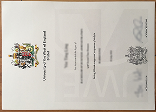 University of the West of England diploma