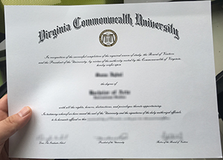 Virginia Commonwealth University diploma