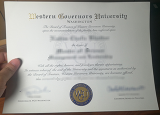 Western Governors University diploma