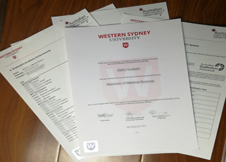 Western Sydney University degree and transcript