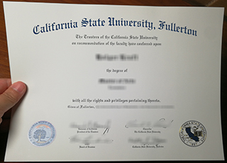 California State University Fullerton degree