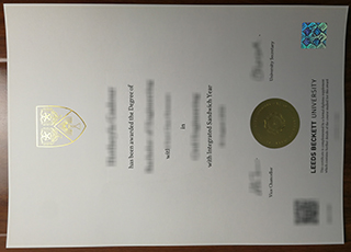 Leeds Beckett University diploma