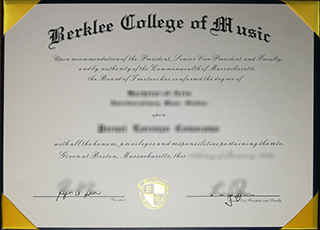 Berklee College of Music diploma