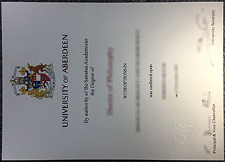 University of Aberdeen diploma