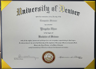 University of Denver diploma