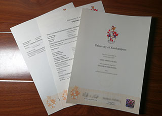 University of Southampton diploma and transcript