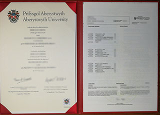 Aberystwyth University diploma and transcript