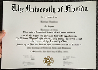 University of Florida diploma