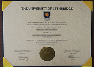 University of Lethbridge degree