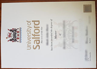 University of Salford diploma