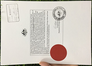 Australia Apostille certificate