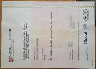 CELTA certificate