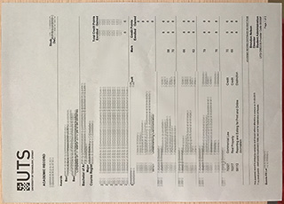 UTS transcript