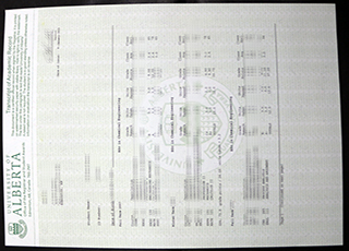 University of Alberta transcript