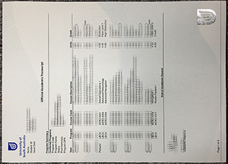 UniSA transcript