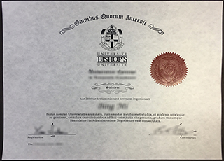 Bishop's University diploma