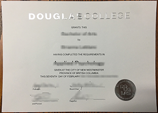 Douglas College diploma