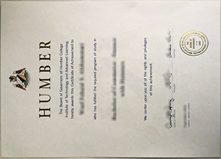 Humber College diploma