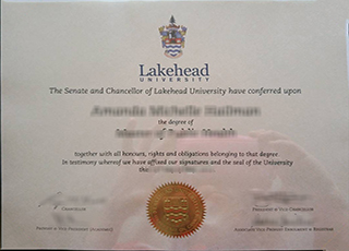 Lakehead University diploma