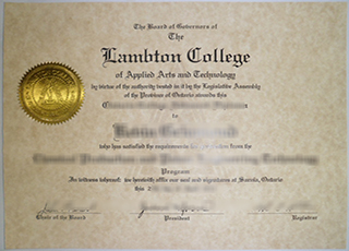 Lambton College diploma