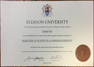 Ryerson University diploma