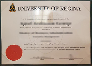 University of Regina diploma