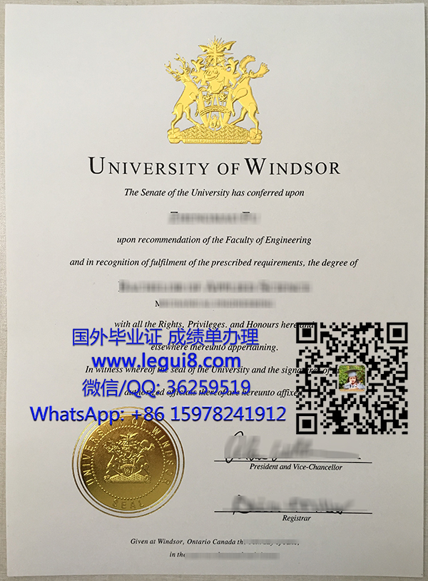 University of Windsor degree