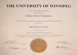 University of Winnipeg degree