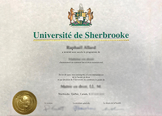 Université de Sherbrooke diploma