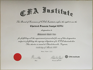 CFA-certificate