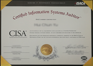 CISA certificate