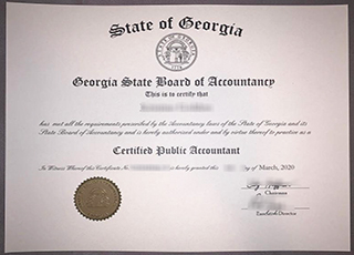 CPA certificate in Georgia