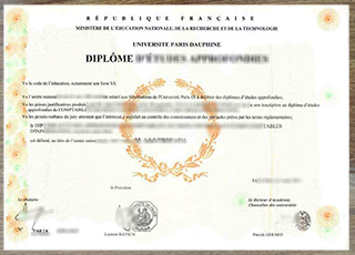 Université Paris Dauphine diploma