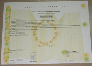 Université de Bordeaux diploma