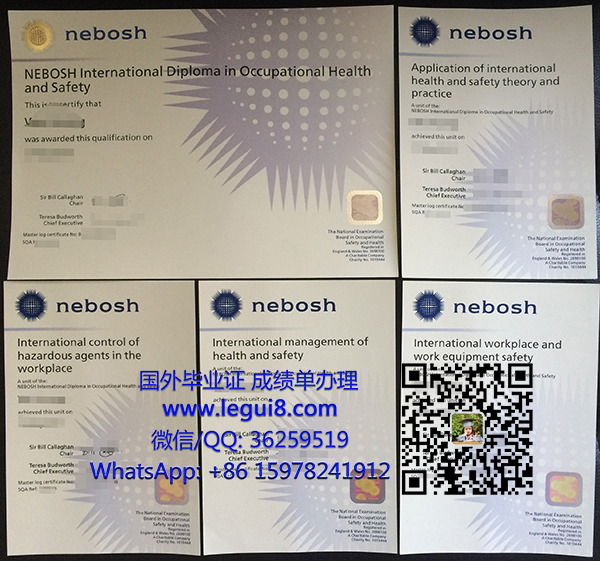 NEBOSH Diploma Certificate