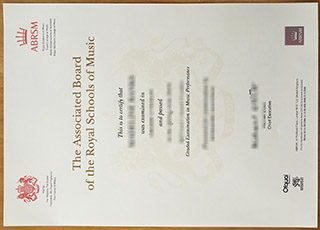 ABRSM certificate