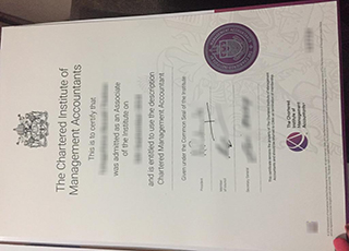 CIMA certificate