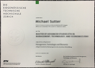 Eidgenössische Technische Hochschule Zürich degree