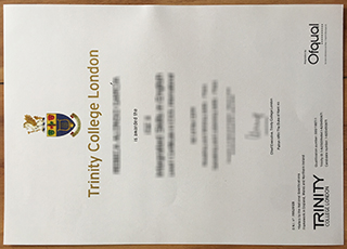 Trinity College London certificate