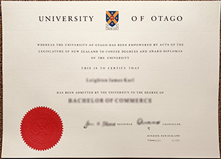 University of Otago degree