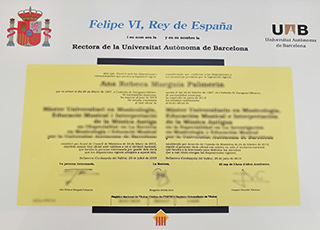 Autonomous University of Barcelona degree