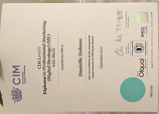 Chartered Institute of Marketing diploma