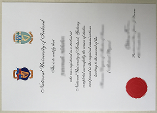 Universitas Hiberniae Nationalis diploma