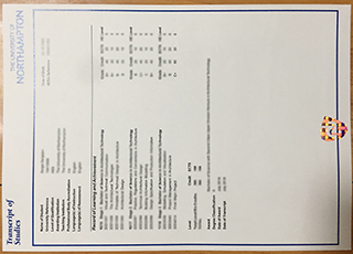 University of Northampton transcript