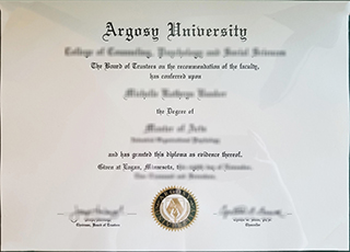 Argosy University diploma