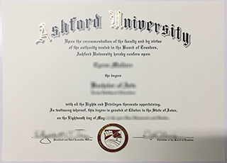 Ashford University diploma